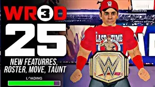 WR3D 2K25 REBORN RELEASED!! WITH ALL NEW FEATURES| NEW MOVE, UPDATED ROSTER, TEXTURE ARENA STORY MOD