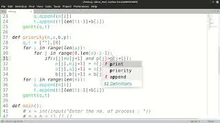 [3/5] SPPU SPOSL - Priority Scheduling in Python