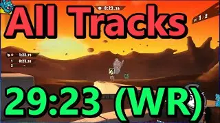 Kirby Air Riders - скоростное прохождение всех трасс в режиме Air Ride за 29:23