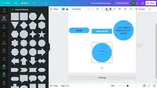 how to add text in shape in Canva, Text on Shapes in Canva: A Beginner's Guide Canva