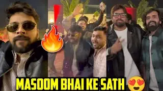 OMG🤯- Elvish Yadav Friends Party With Masoom Sharma In Anjali Arora Birthday,Elvish Yadav Today News