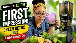 First Impression Kuvings Auto10 Slow Juicer | Green Detox Juice Recipe