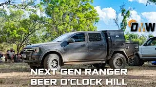 1st Next Gen Ford Ranger up Beer O'clock Reuben DMW Springs 4x4 Hill Climb