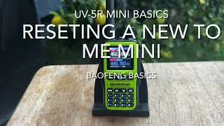 Как сбросить настройки Baofeng UV-5R Mini