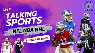 LIVE! Talking Sports | NFC Power Rankings | NBA Playoffs