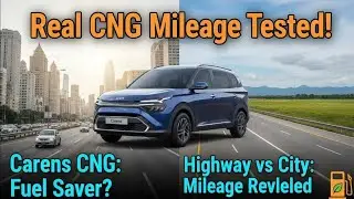Kia Carens CNG Real Mileage Test | Tank to Tank Shocking Results! | Aftermarket CNG Review 2025