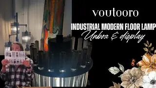 VOUTOORO Industrial Floor Lamp | Review & Unboxing