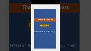 #numbertheory|Divisibility|#SHORT|