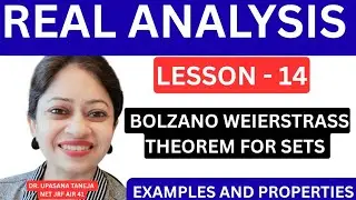 Confused About Bolzano–Weierstrass Theorem? Watch This! | Real Analysis | BSc | MSc | NET | IIT JAM