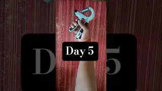Day 5 of 30 &ndash; Hand Gripper Challenge 💪 Grip Getting Stronger #shorts#fitness  #motivation