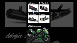 ZX4RR For difference exhaust sound #zx4rr #exhaust #zx4r #zx10r #zx6r