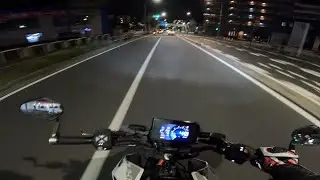KTM DUKE 390 NIGHT RIDE IN JAPAN (new bike)