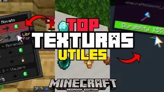 TOP TEXTURAS UTILES para Minecraftpe❗1.21 #texturepack