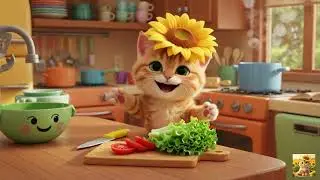 Cooking with Cat | Hamburger #shorts