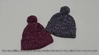 Ribbed Knit Beanies With Stretch, Chinese-made Knit Beanies, Customized Beanie Cap