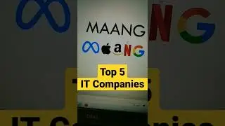 Top 5 IT Companies in World | Maang Companies | Top product based companies in india 