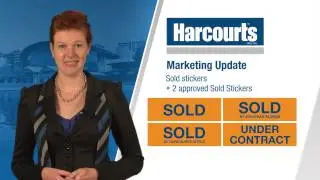 Harcourts Marketing Update - Sold Stickers