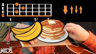 BANANA PANCAKEs - Jack Johnson Easy Ukulele Tutorial