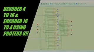 Cara Membuat Rangkaian Decoder 4 To 16 & Encoder 16 To 4 Menggunakan Proteus - ELEKTRONIKA DIGITAL