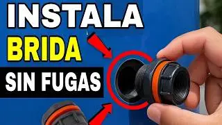 ¡ADIÓS a las FUGAS! 💧Cómo INSTALAR correctamente la BRIDA para TINACO✅