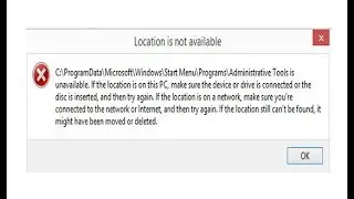 Administrative Tools недоступен (Administrative tools is unavailable )
