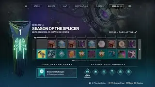 Destiny 2 New Season Pass | Week 1 Seasonal Challenges | New Stasis Sidearm Ornament