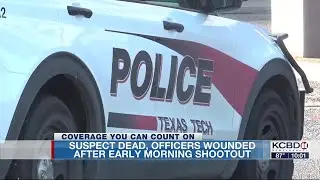 Suspect dead, 2 Texas Tech police officers wounded after overnight shooting