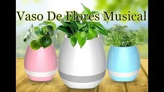 Vaso De Flores Musical Bluetooth Modelo K3