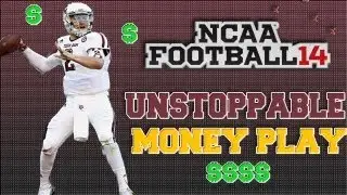 NCAA Football 14 Unstoppable MONEY PLAY vs Man/Zone Coverage Tutorial