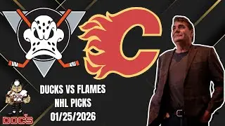 NHL Pick - Anaheim Ducks vs Calgary Flames Prediction, 1/25/2026 Best Bets, Odds & Betting Tips