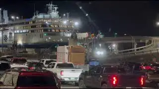 Massive Truck Ferry Unloading 🚛🚢 | Hundreds of Trucks Exit the Ship