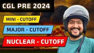 Cut Off Analysis for CGL MAINS 2024 #CGL #CGL2024