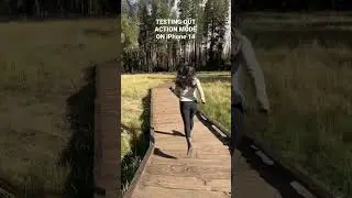 Testing The New Action Mode Feature on iPhone 14 - Yosemite National Park