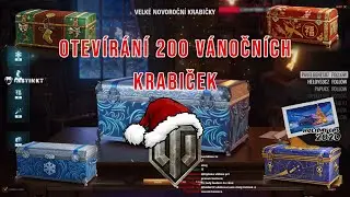 World of Tanks Otevírání 200 Vánočních krabiček (záznam ze streamu)