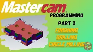 MACHINING (Part 2) OF 3D MODEL Mastercam Tutorial 2020