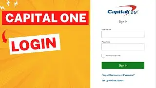 🔐 How to Login to CapitalOne.com: Step-by-Step Guide for Secure Access🌟✅✅