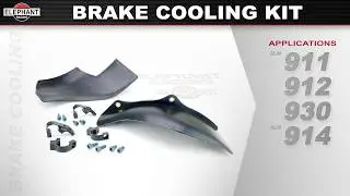 Комплект охлаждения тормозов для Porsche 911, 912, 930 и 914 Elephant Racing Suspension Products