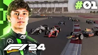 KIMI ANTONELLI'S JOURNEY TO F1 BEGINS HERE! F2 24 Career Part 1