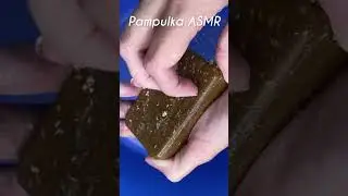 ASMR Unpacking and scratching tar soap.