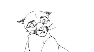 Dionisio the puma doesn't like green food - 2D animation