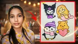 Cute Cartoon Drawing for Kids 🎨✨ | Easy Drawing Ideas
