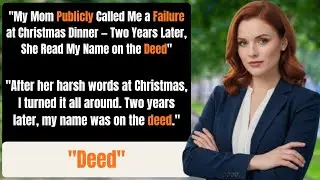 My Mom Publicly Called Me a Failure at Christmas Dinner — Two Years Later, She Read My Name on the D