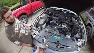 CHANGING THERMOSTAT HOUSING ON 2005 FORD MUSTANG 4.0 V6 5-SPEED