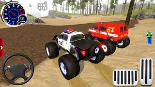 Juegos De Carros - Police cars, Fire Truck Driving Xtreme Off-Road #1 - Android Gameplays