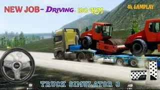 Truck Simulator 3 | New Job 190 KM Driving | High Graphic Gameplay | Maxx Gaming