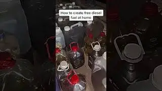 How to create free diesel fuel at home
