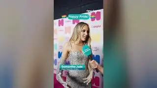 '22/02/23 - Samantha Jade - ''Optus SubHub'' interview  - Hayu's ''Loud + Proud'' premiere - Sydney