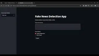 Real or Fake? Building a News Classification App System