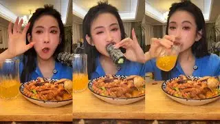 HUGE Whole Turmeric Roast Chicken MUKBANG ASMR Eating Sounds