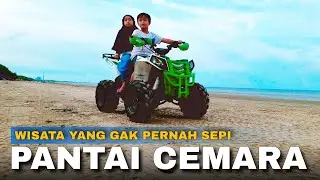 PANTAI CEMARA TUBAN JATIM, SUASANA SORE PANTAI YANG BERSIH DAN INDAH - Cak Hanto